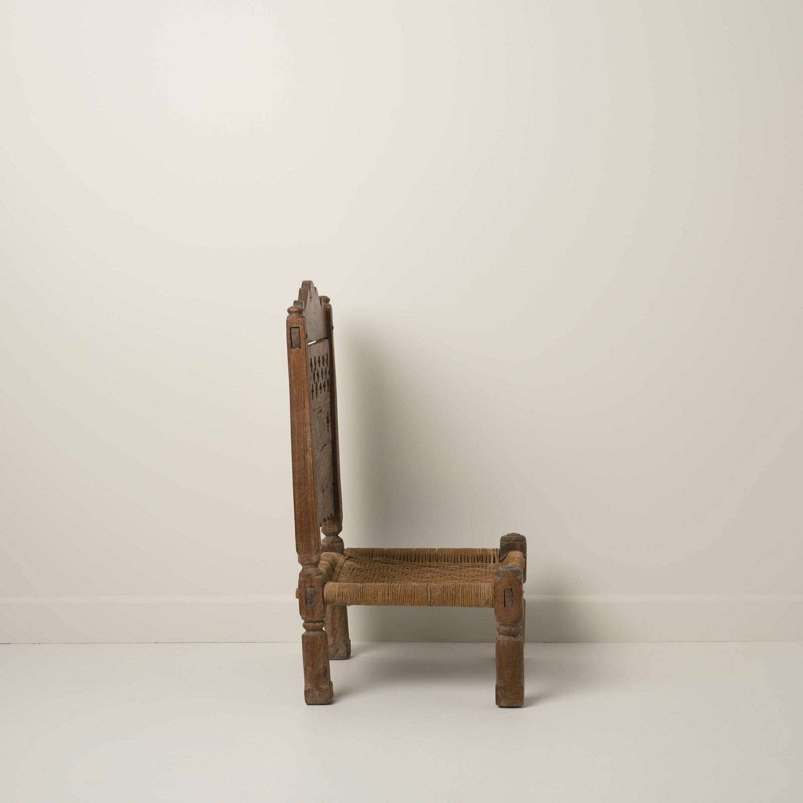Afghan Chair 3, 1800s, Antique photo furniture