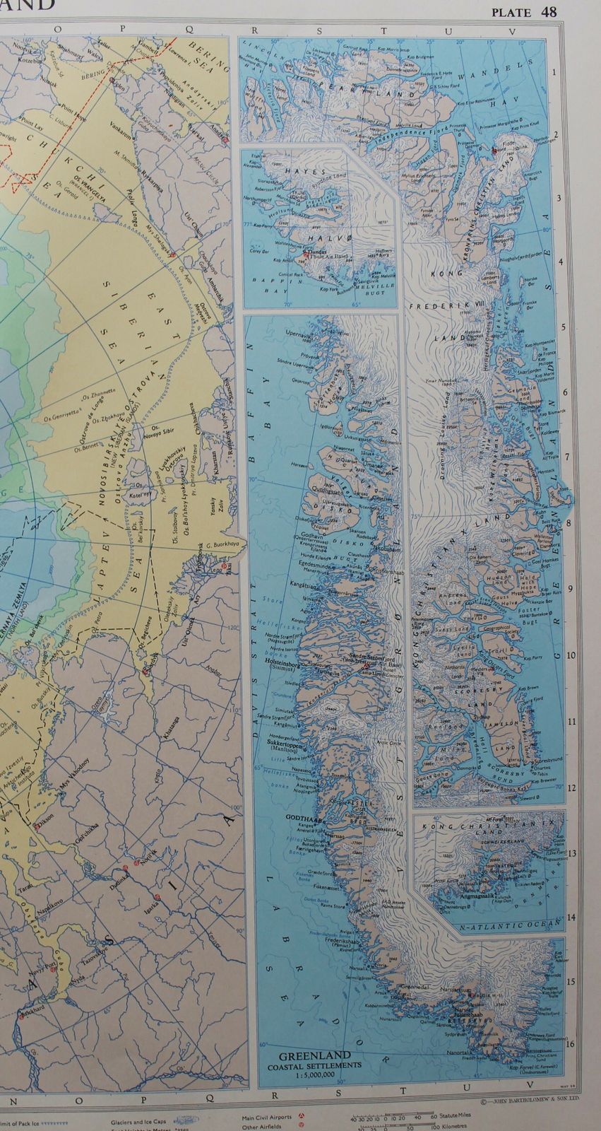 Poles Apart ~ Two Large Maps Antarctica And Artic Ocean' photo for sale