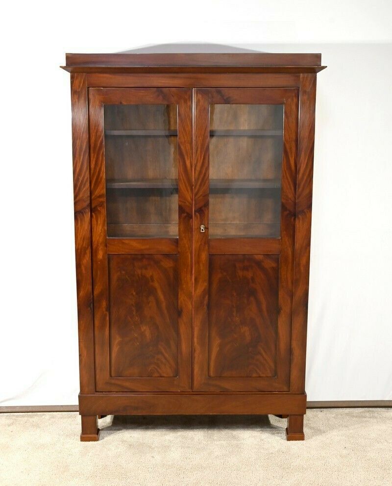 Small Mahogany Bookcase, Restoration Period – Early 19th Century