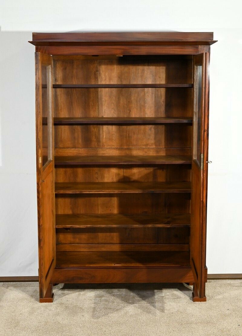 Small Mahogany Bookcase, Restoration Period – Early 19th Century photo 3646.43258018