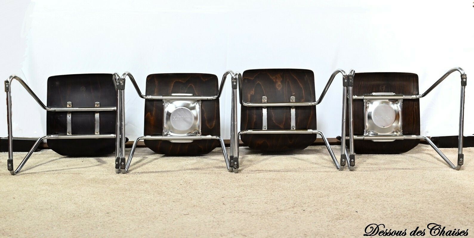 618.996774157 Set Of 4 Pagwood Chairs, Stamped Pagholz Flötotto – 1960 photo