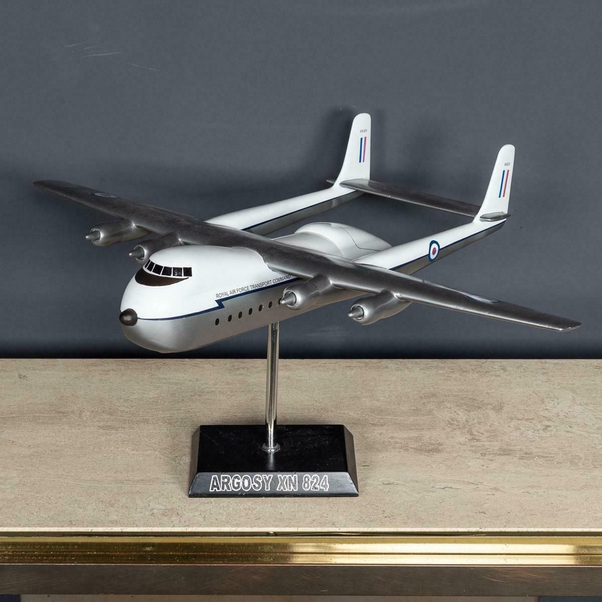 Cast Model Of The Armstrong Whitworth Argosy Xn 824 Transport Plane C.1960 photo furniture
