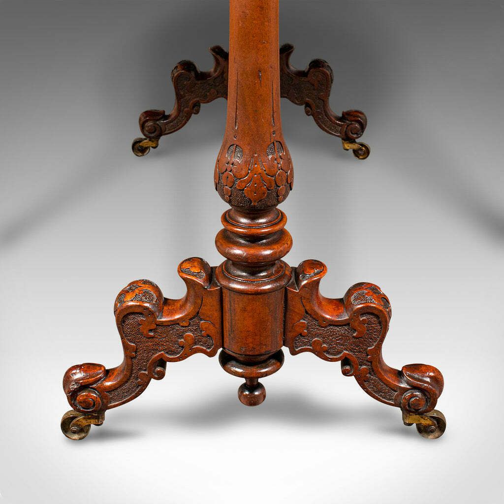 1695.0 Antique Sutherland Table, English, Burr Walnut, 4 Seat, Occasional, Victorian photo