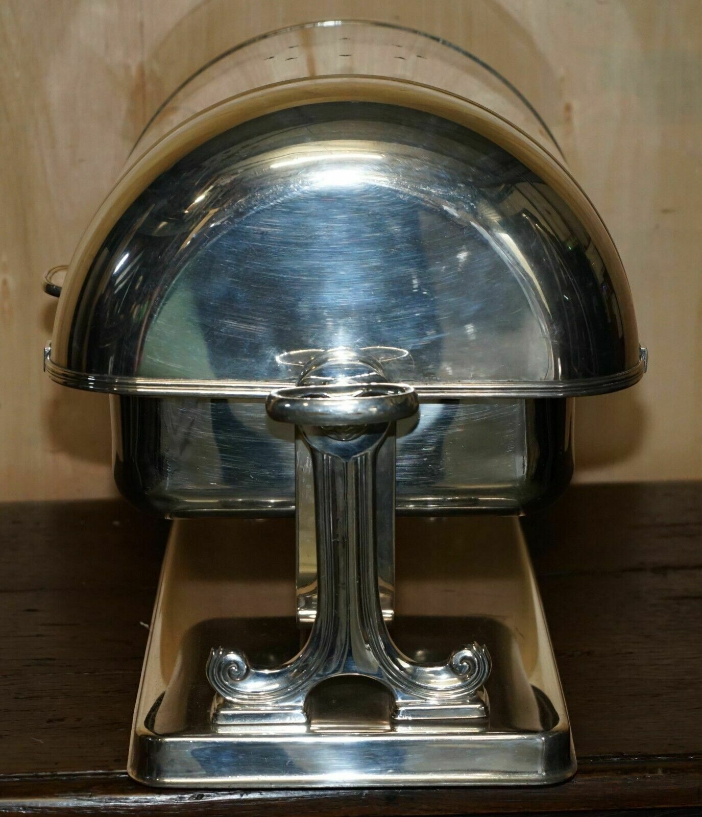 photo for sale Stunning Vintage Circa 1960 Italian Chafing Dish Meat Server By Sabonet Stamped