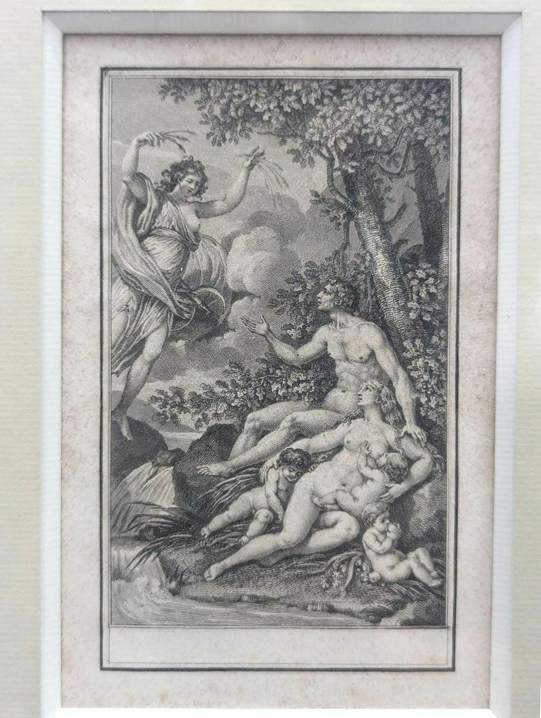 18th Century Engraving, 1700s, Antique photo Art