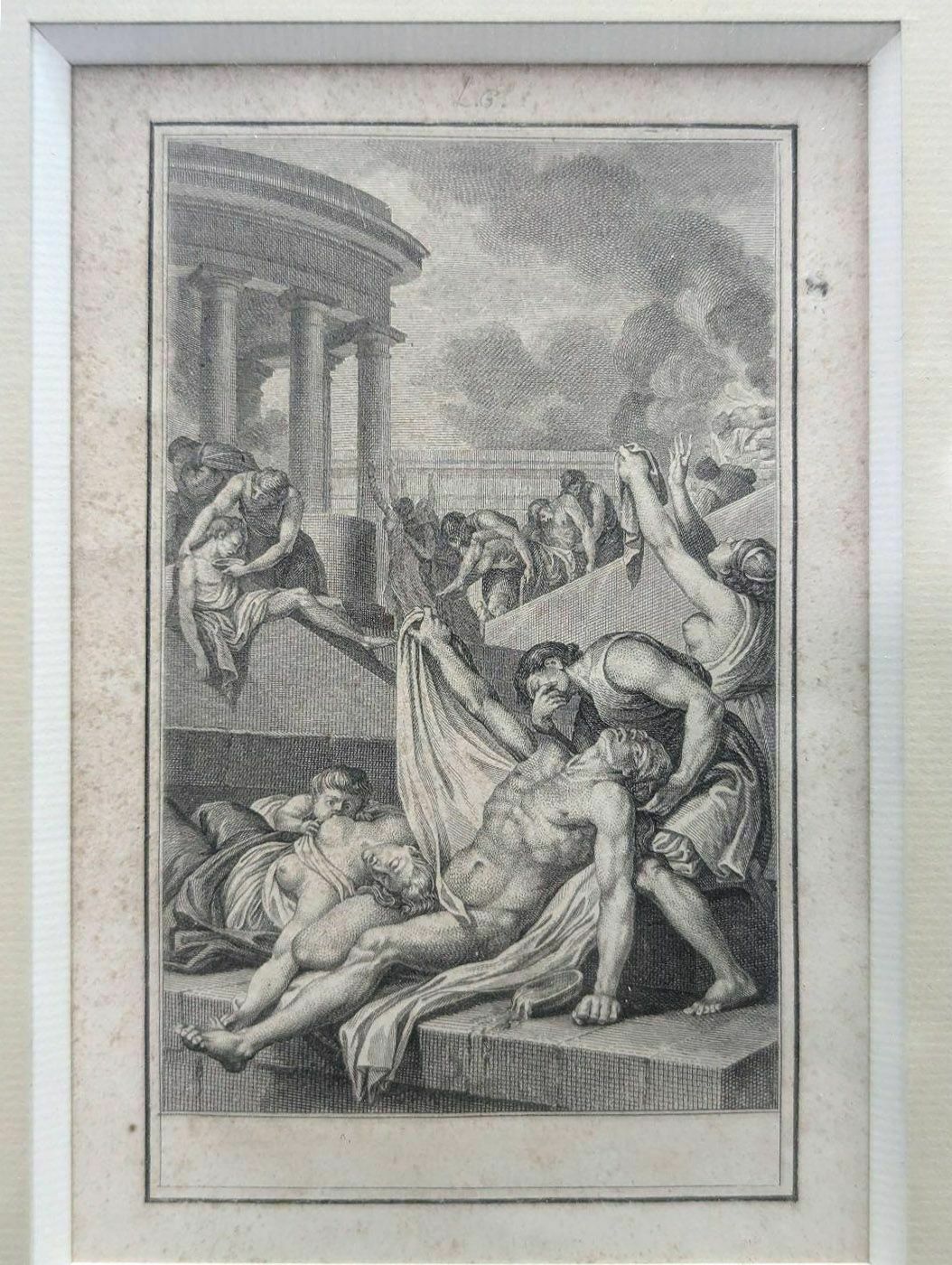 18th Century Engraving, 1700s, Antique photo 513.0