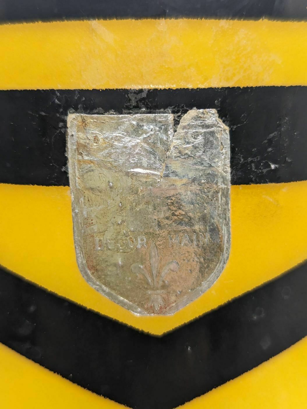 Old Art Deco Vase 1930 Degraded With Acid photo vinterior