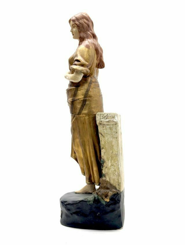 Plaster Silhouette Statue Of A Woman Entitled "Mignon" photo for sale