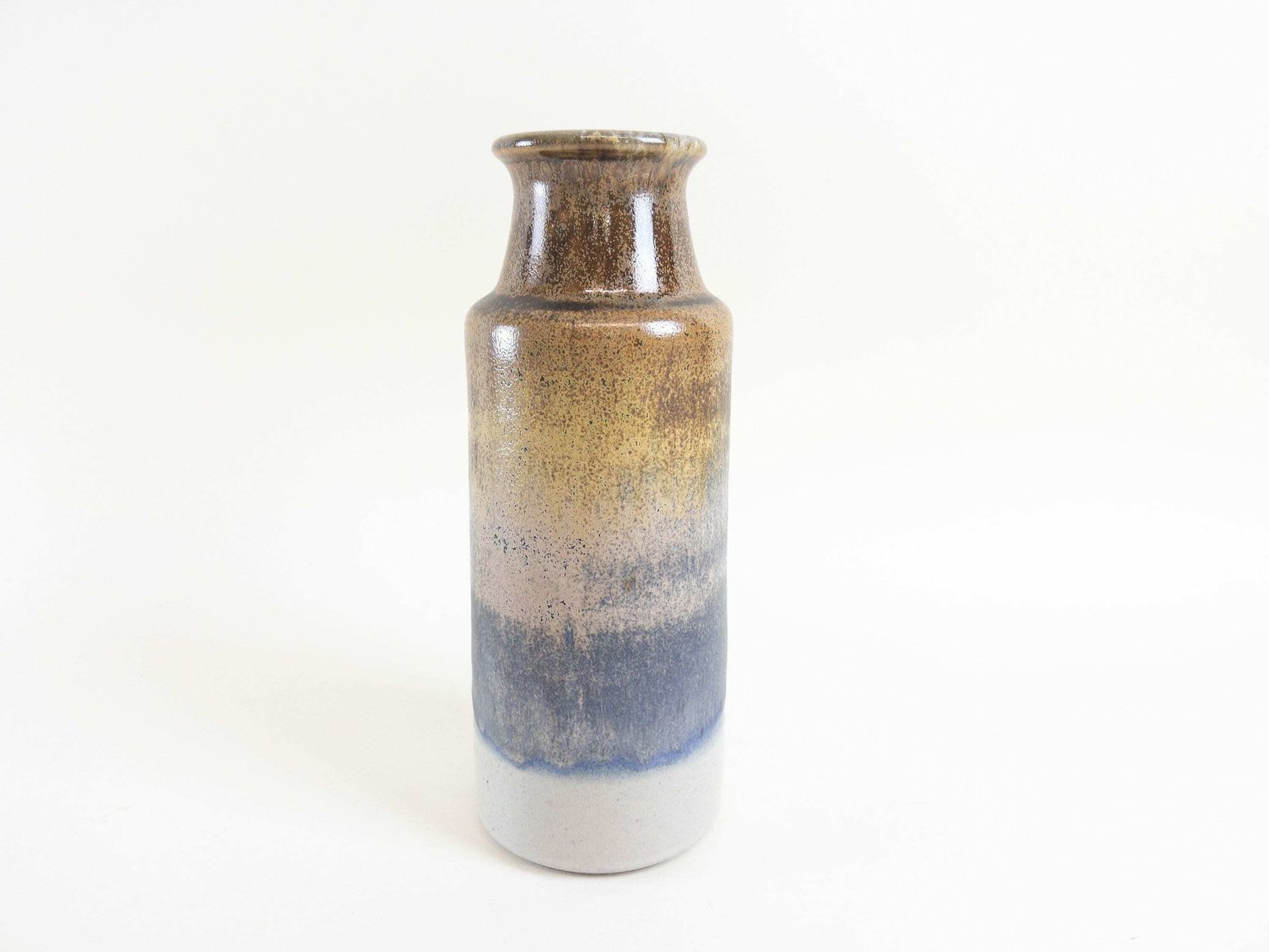 Vintage Swiss Ceramic Vase With A Natural Glaze By Rheinfelden Of Switzerland