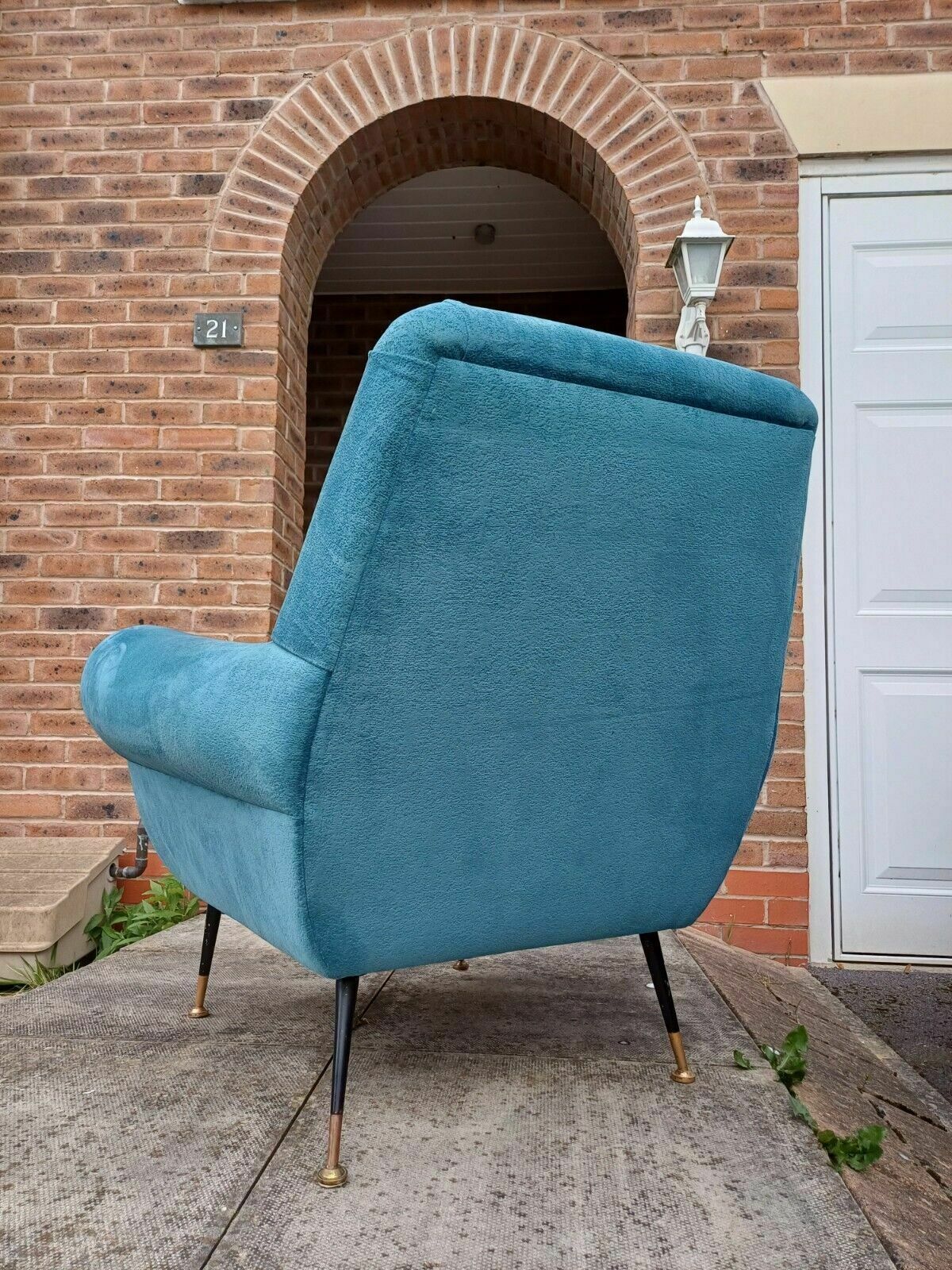 Stunning Italian 50s Armchair By Gigi Radice Minotti 2 Available photo vintage