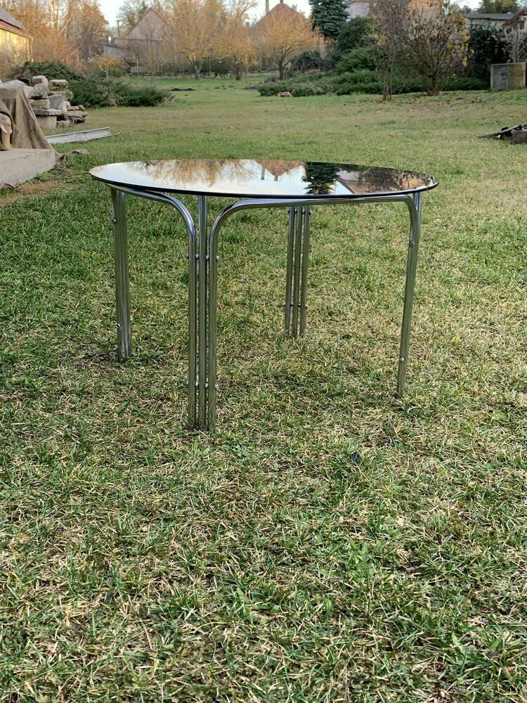 Mid Century Tubular Chrome Coffee Table, 1960s photo for sale