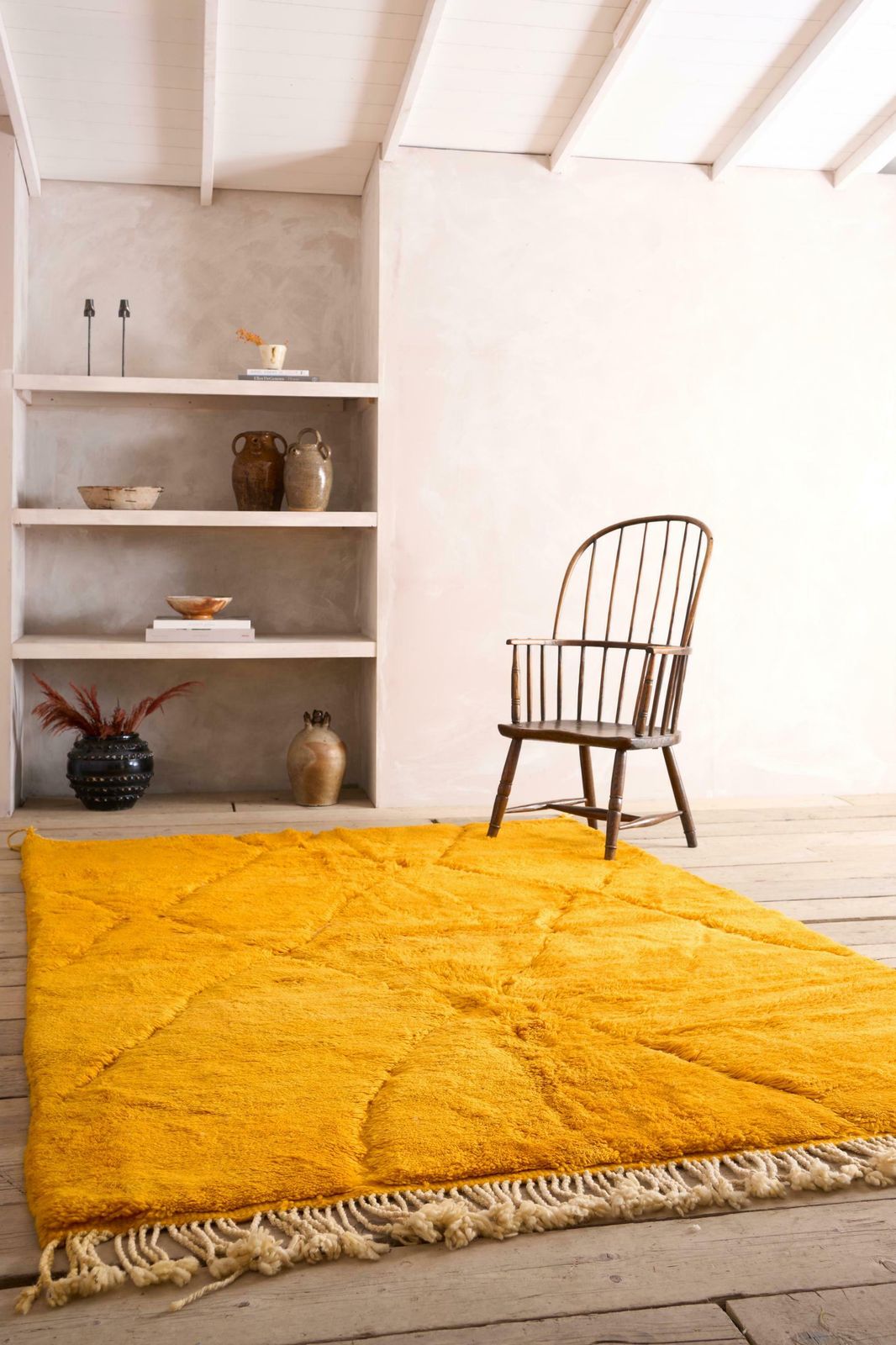 Moroccan Berber Rug   Yellow #2