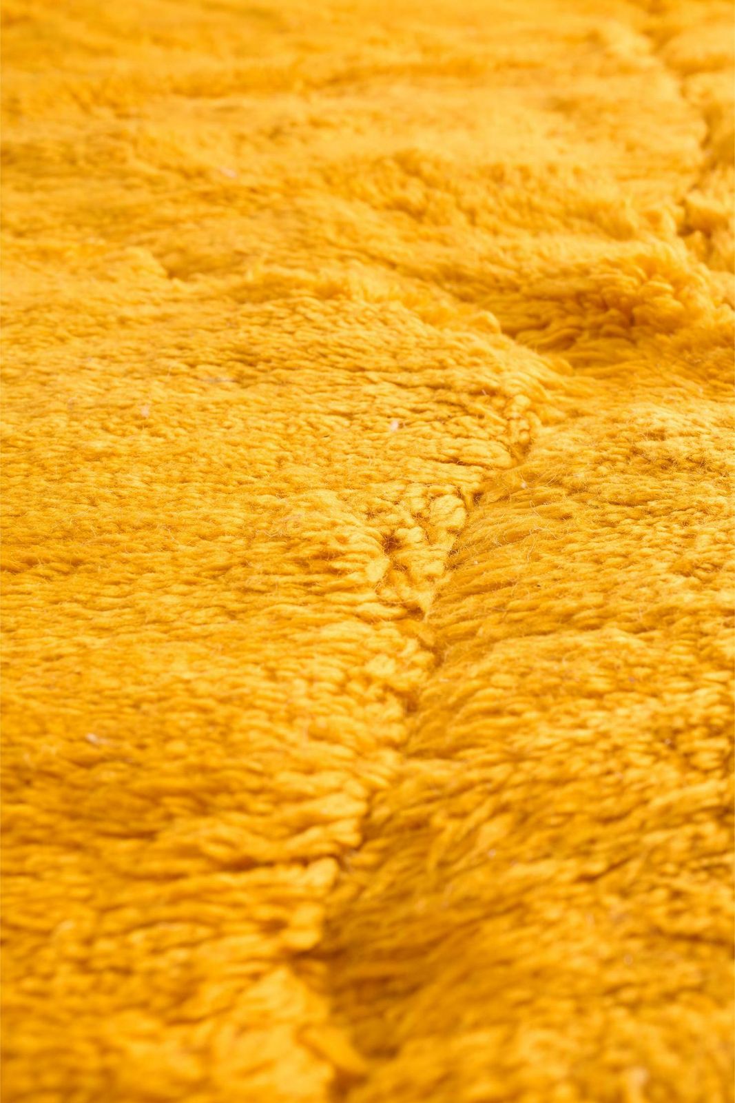 Moroccan Berber Rug   Yellow #2 photo Textiles