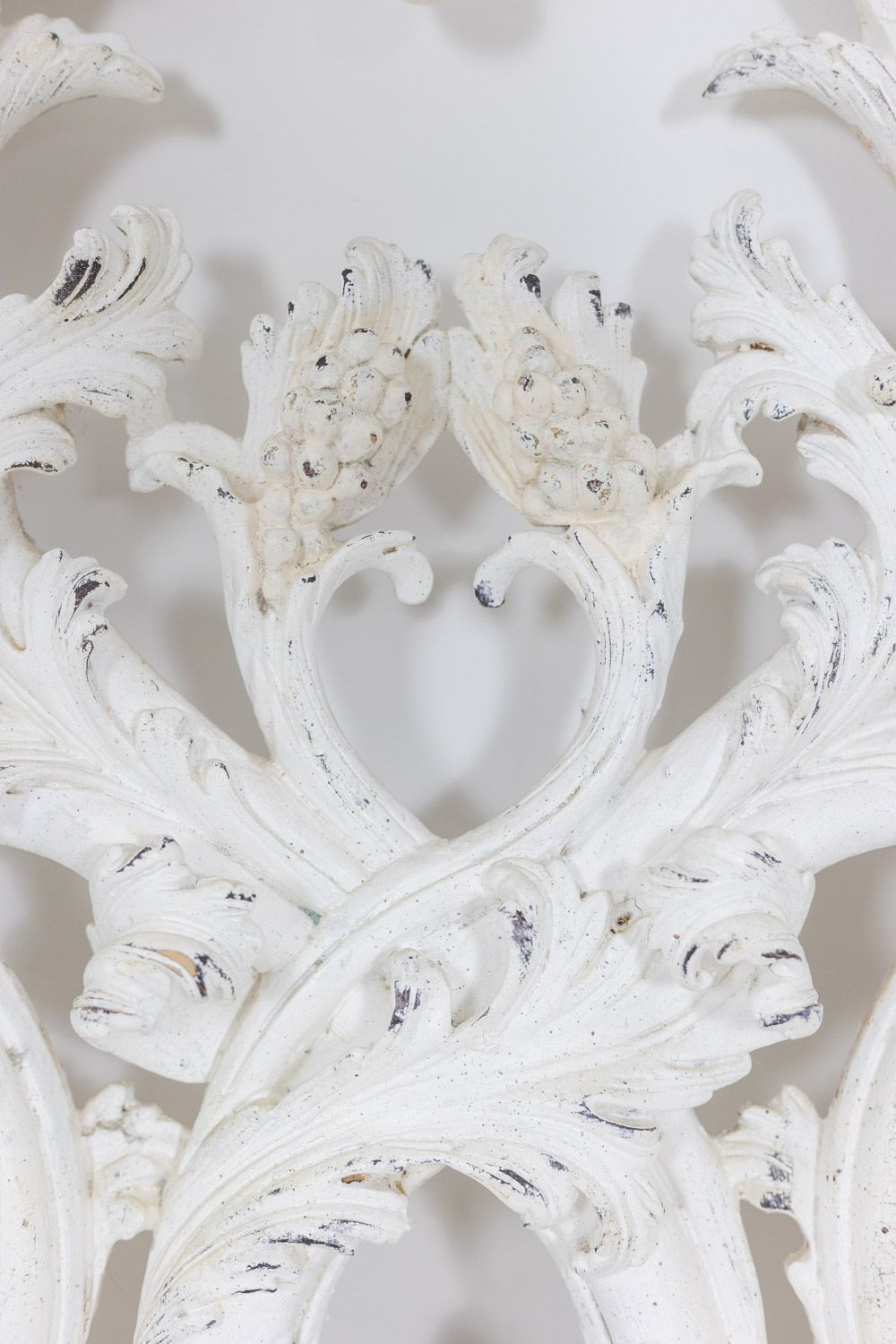 Rocaille Style Headboard, In Carved And Lacquered Wood. Circa 1900. photo for sale
