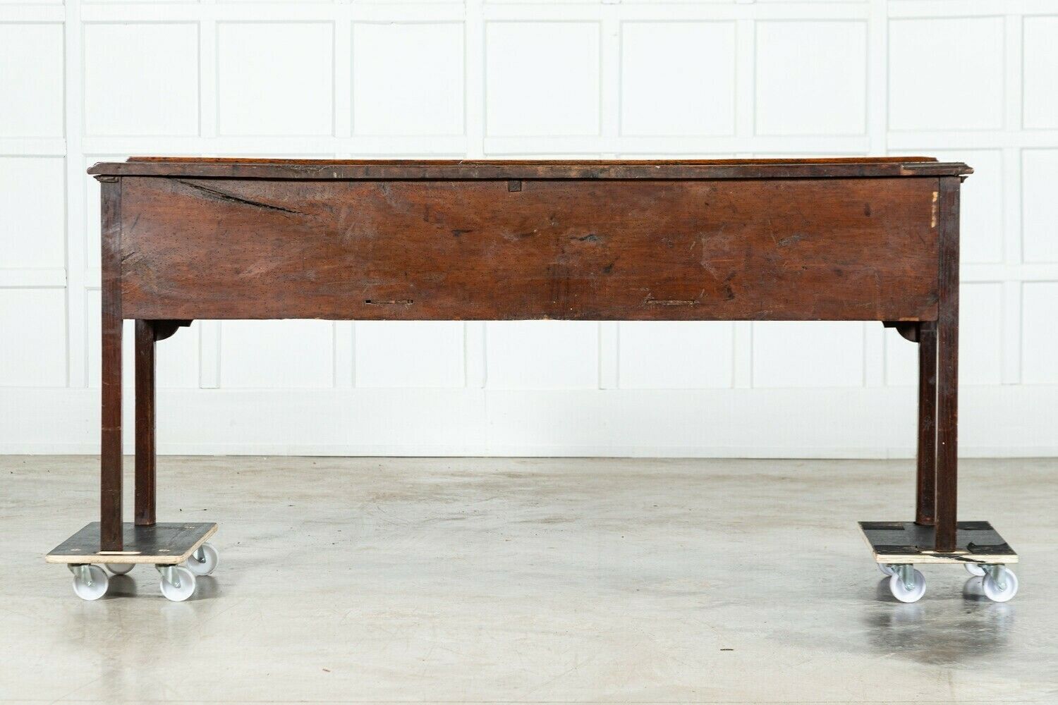 photo vintage 19thc English Oak Dresser Base