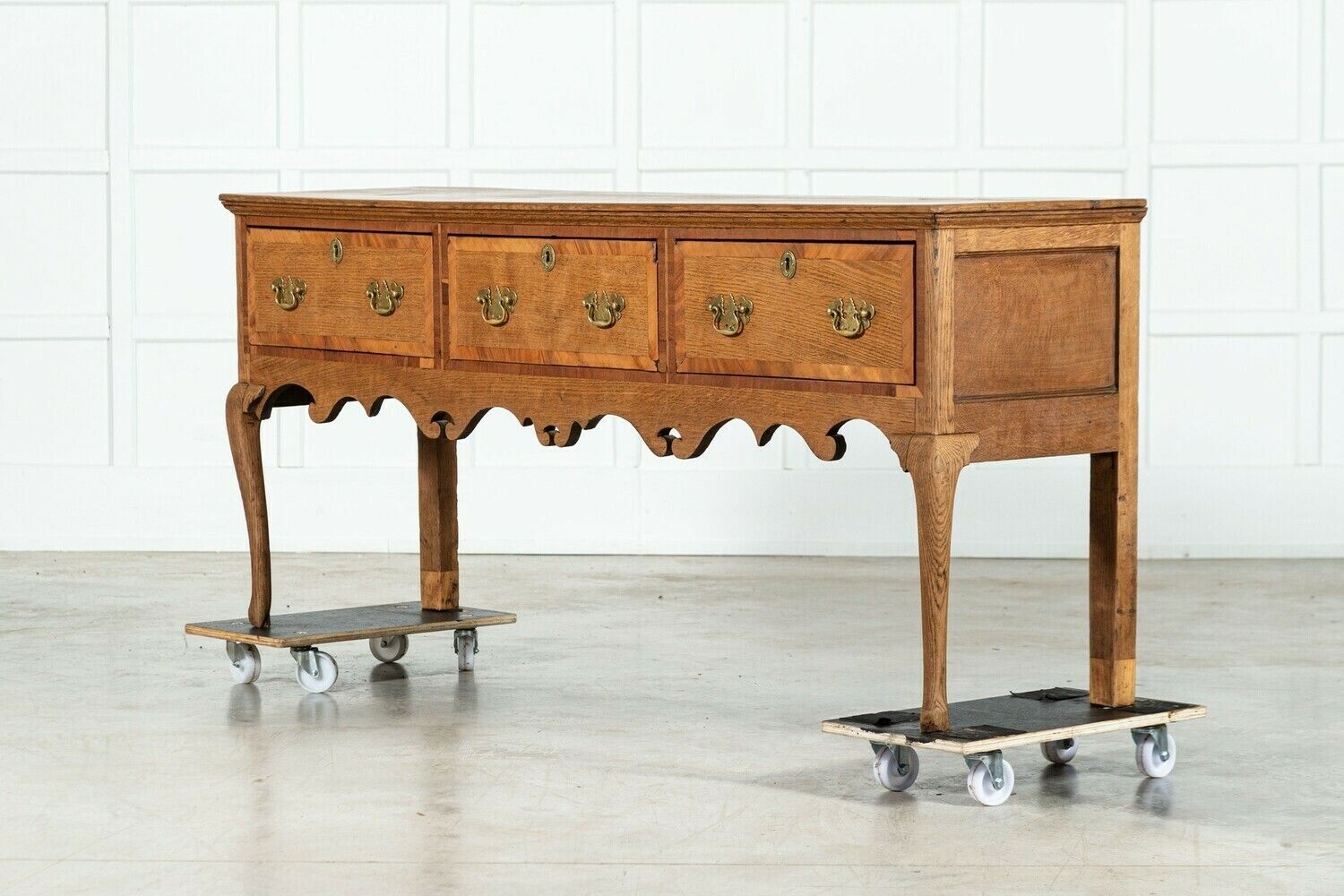 Large 19thc Oak Dresser Base, 1800s photo Furniture