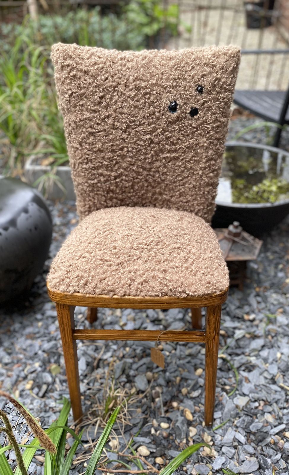 Teddy Fur Occasion Chair, Mid 20th Century photo buy