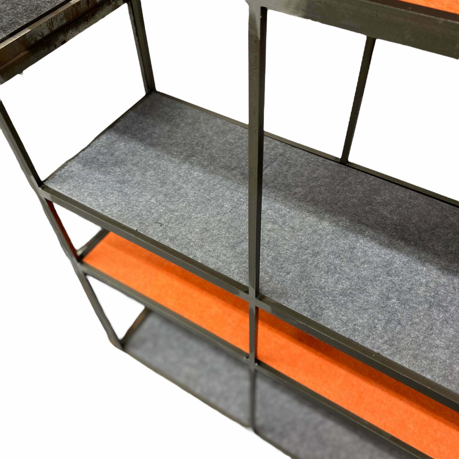 photo furniture Room Dividers Freestanding Units Shelving Brushed Steel