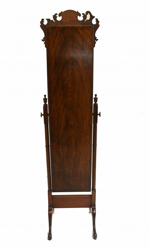photo for sale Georgian Cheval Mirror Swivel Mahogany 1890