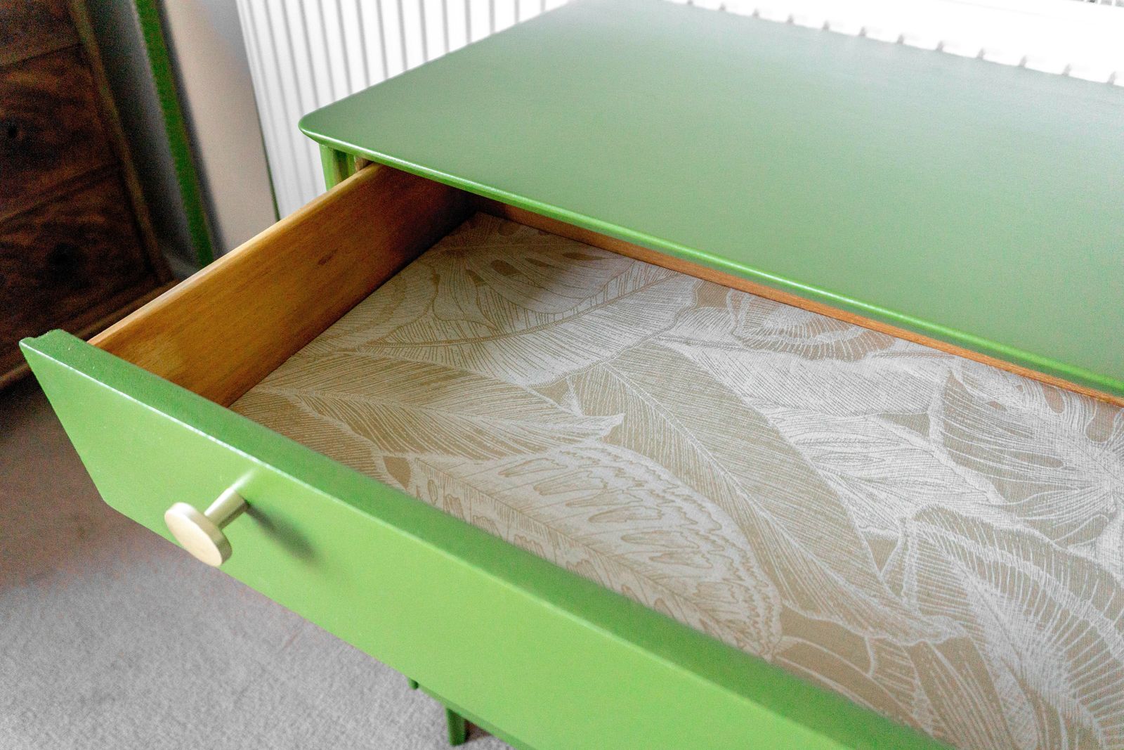 Upcycled Lebus Mid Century Chest Of Drawers   "Amazonian" By @Nooky.Nook.Studio photo 350.0