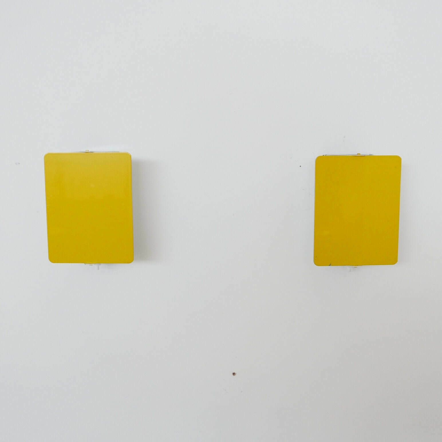 895.0 Charlotte Perriand Original Yellow Mid Century Wall Lights (3 Available) photo