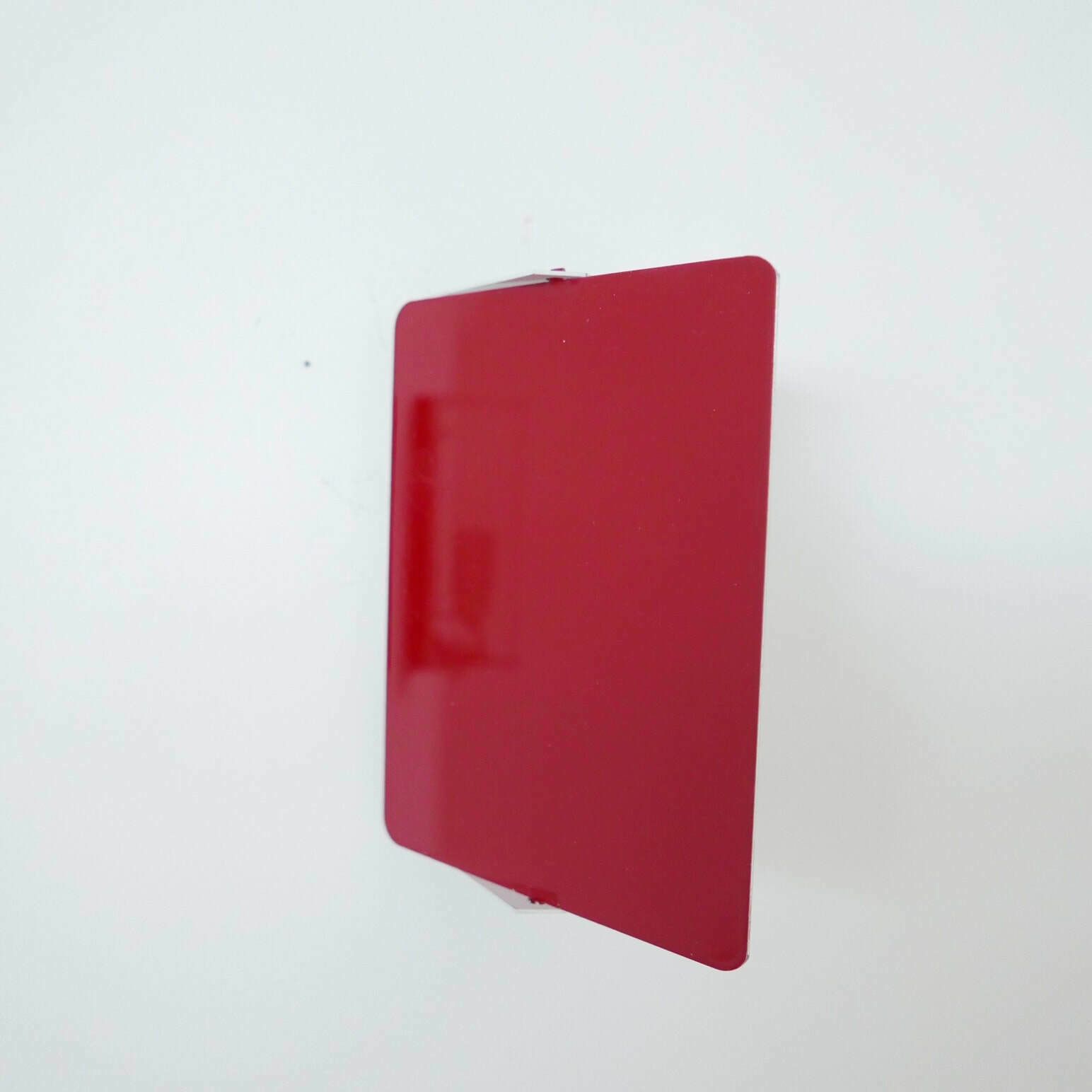 Charlotte Perriand Original Red Mid Century Wall Lights photo 895.0