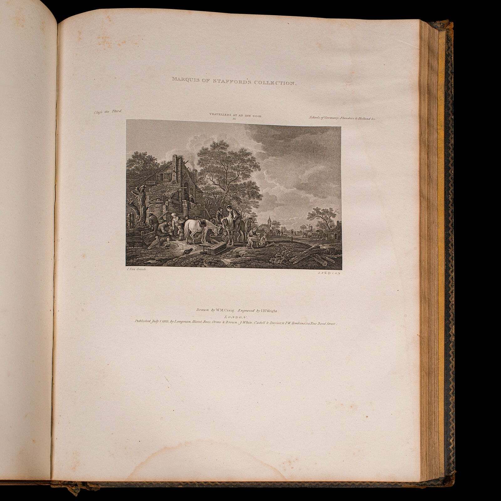 Antique Art Reference Book Marquis Of Stafford Collection Vol. 3, Georgian, 1818 photo buy