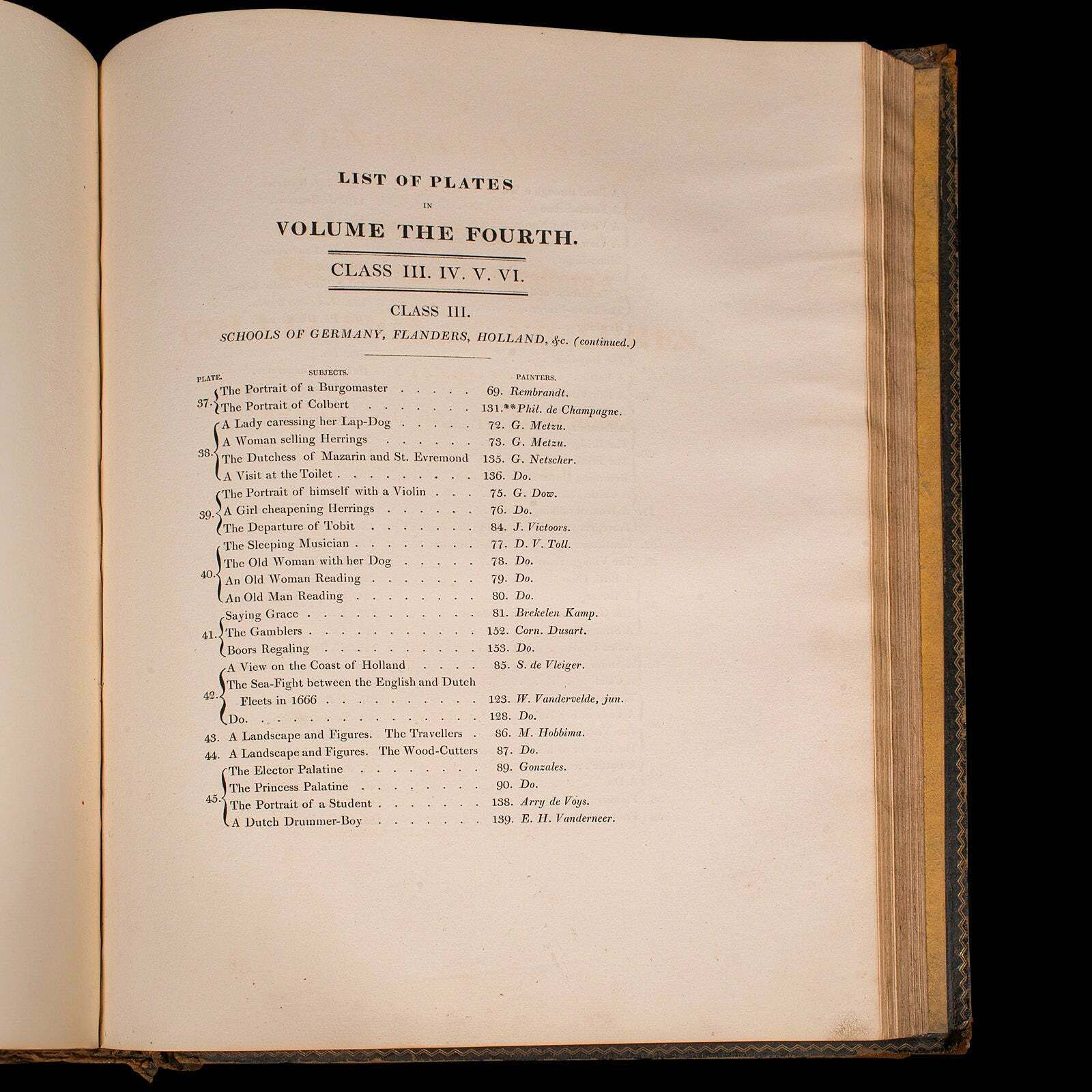 Antique Art Reference Book Marquis Of Stafford Collection Vol. 3, Georgian, 1818 photo vintage