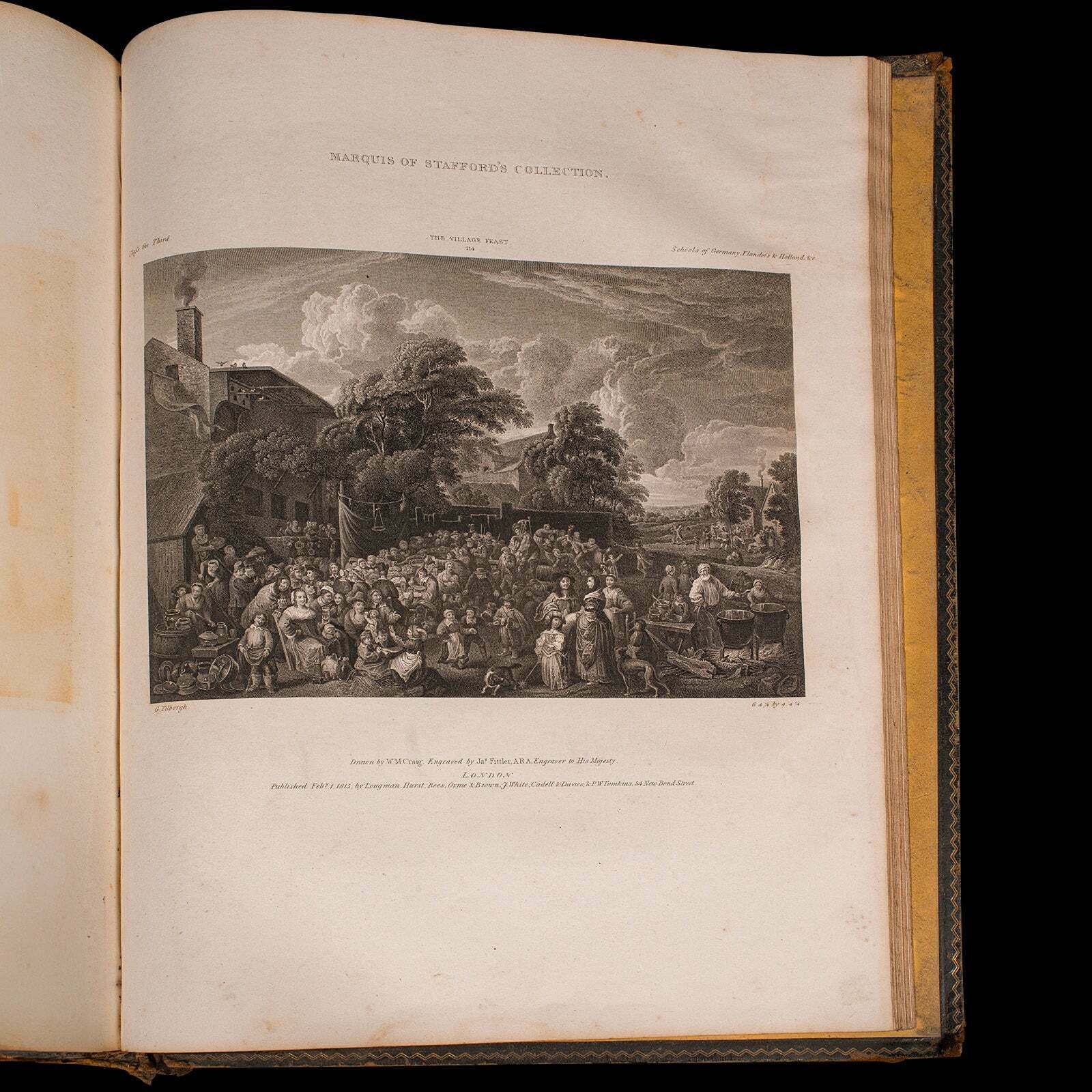 Home Decor Antique Art Reference Book Marquis Of Stafford Collection Vol. 3, Georgian, 1818 photo