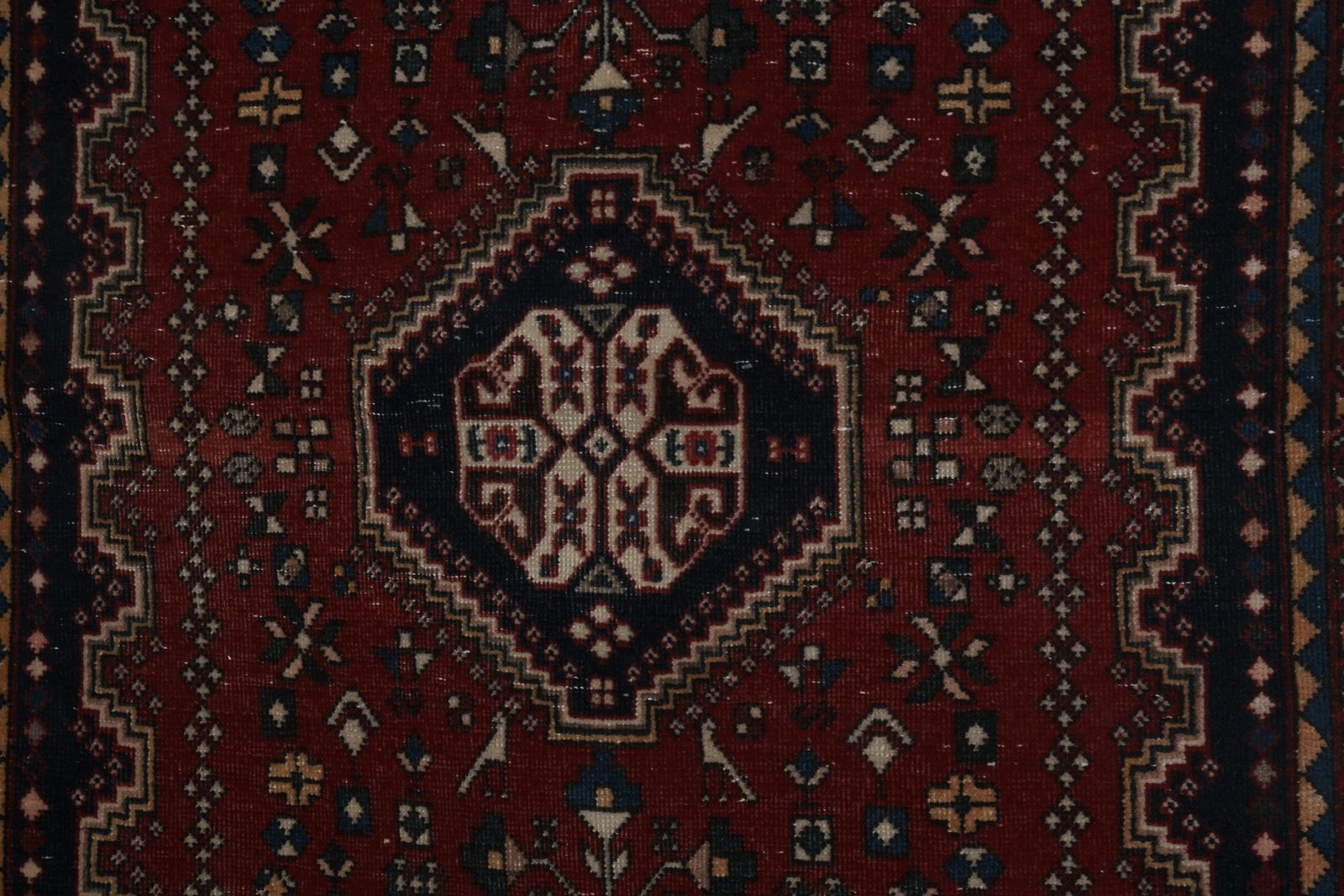 1970s Turkish Hand Knotted Runner Rug 2'7" X 9'6" photo Textiles