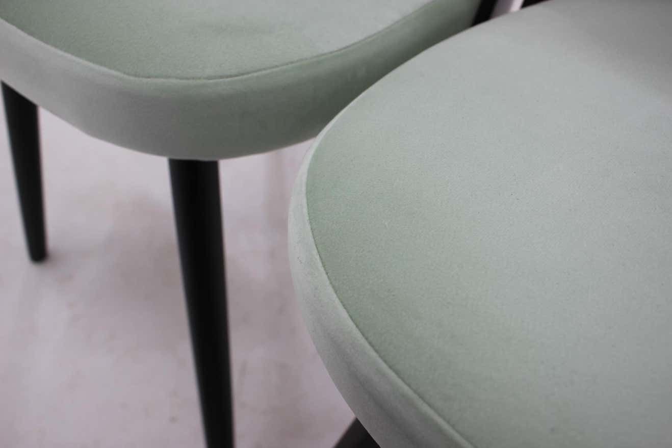 photo for sale 1960s Antonin Suman Set Of Four Dining Chairs