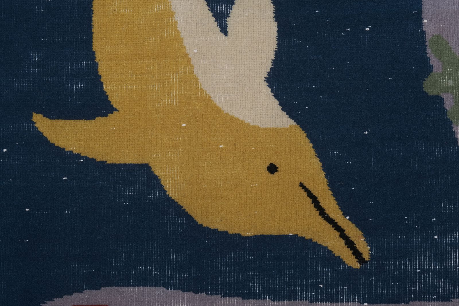 photo for sale Handknotted Turkish Dolphin Pictorial Rug 3'11'' X 5'10''