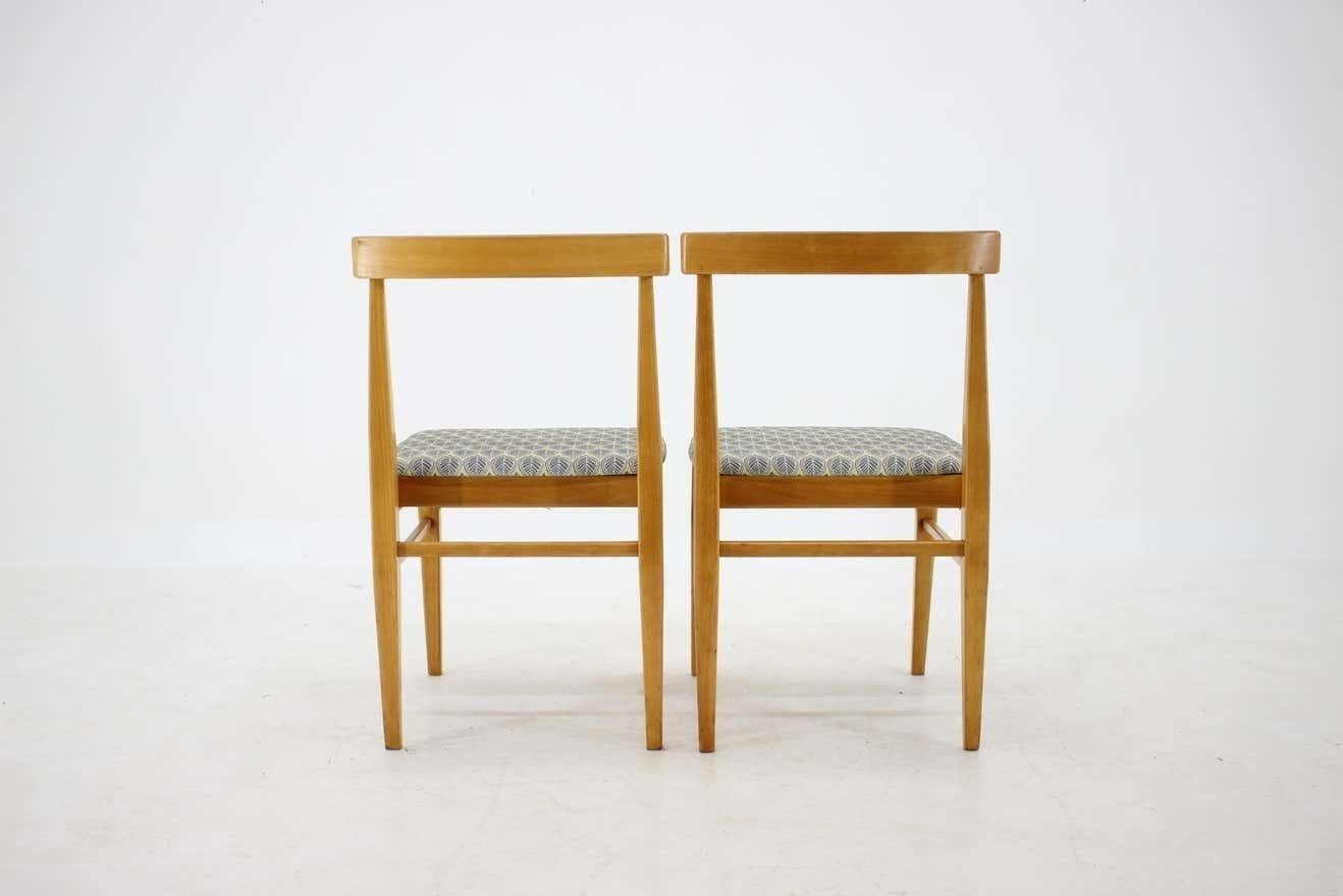 1960s Set Of Four Minimalist Dining Chairs, Czechoslovakia photo buy