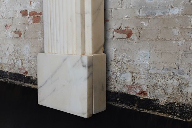 Original Georgian Carved Marble Surround photo Home Fixtures