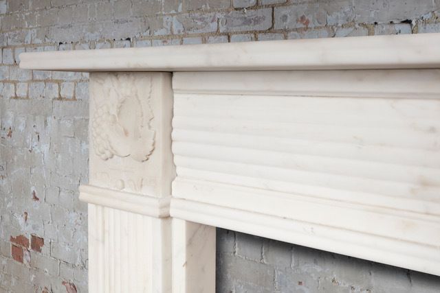 Original Georgian Carved Marble Surround photo 10800.0