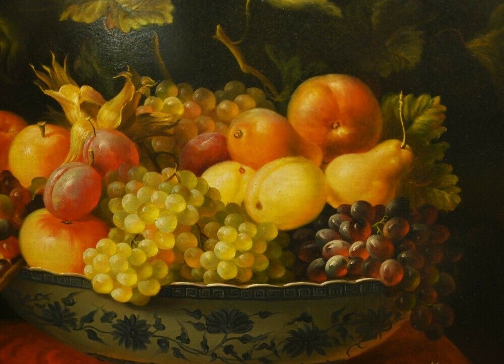 Italian Oil Painting Fruit Still Life Art photo buy