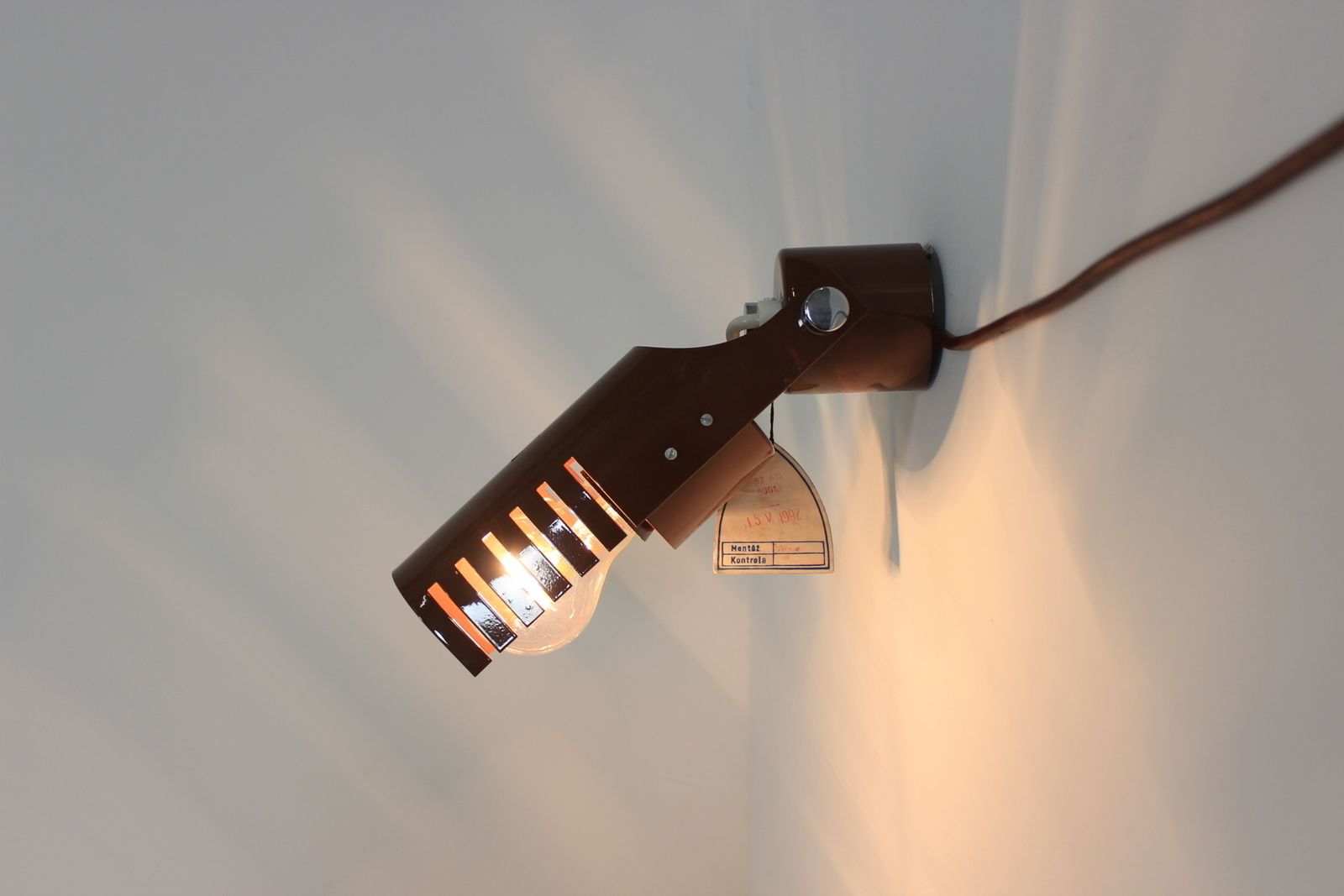 Design Wall Lamp, 1980s photo Lighting
