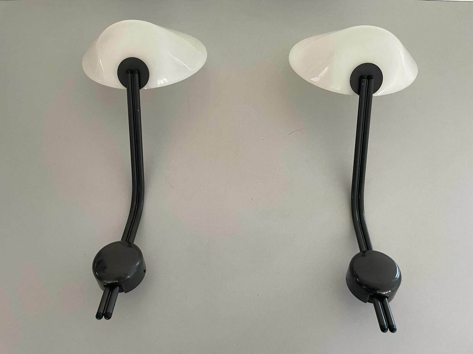 Model "Parter" Pair Of Xl Sconces By Achille Castiglioni For Flos, Italy, 1970s