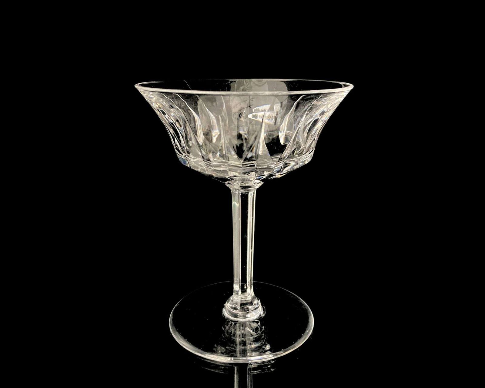 Val Saint Lambert Coupes | 12 Stuks Champagneglazen | Kristal Ca. Jaren 1950 photo furniture