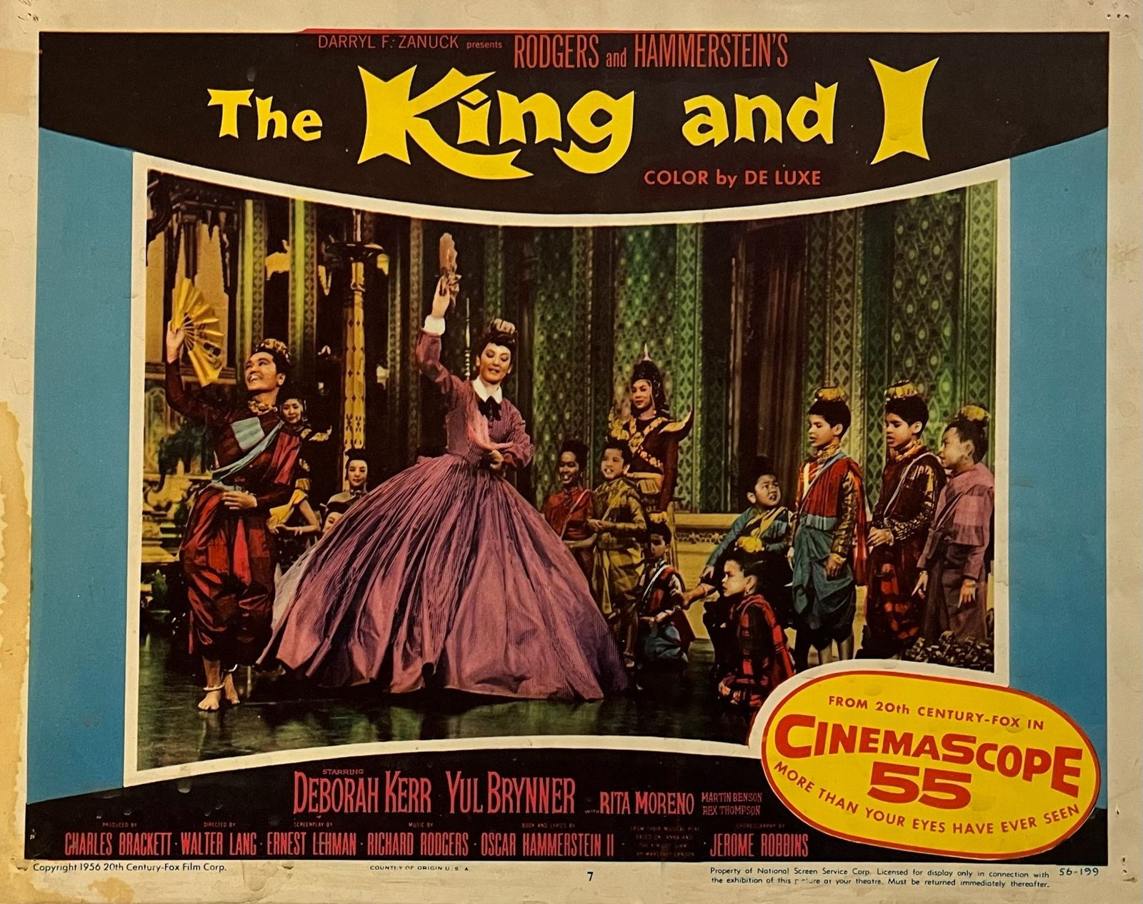 The King And I   Original 1974 Lobby Card #7