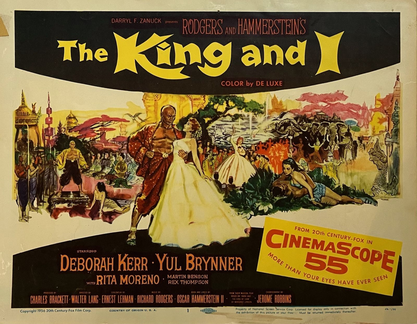 The King And I   Original 1974 Lobby Card #1