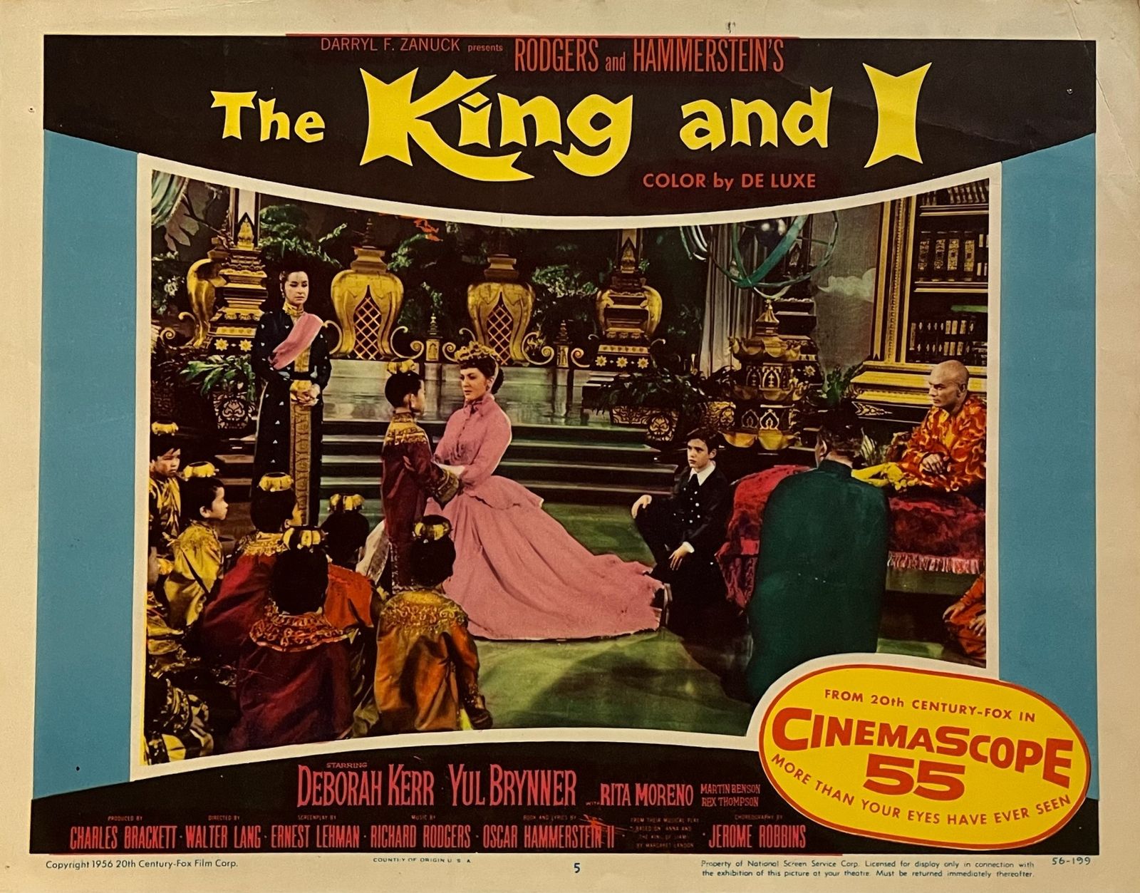 The King And I   Original 1974 Lobby Card #5