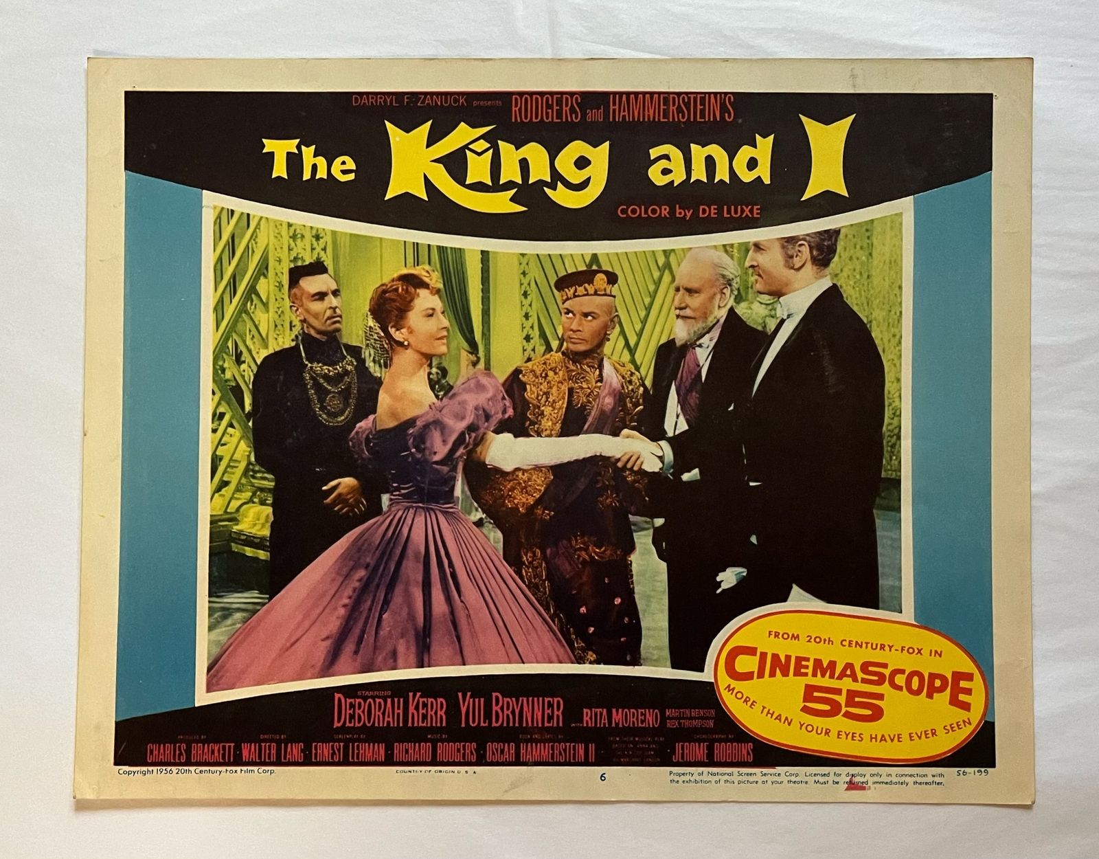 The King And I   Original 1974 Lobby Card #6 photo furniture