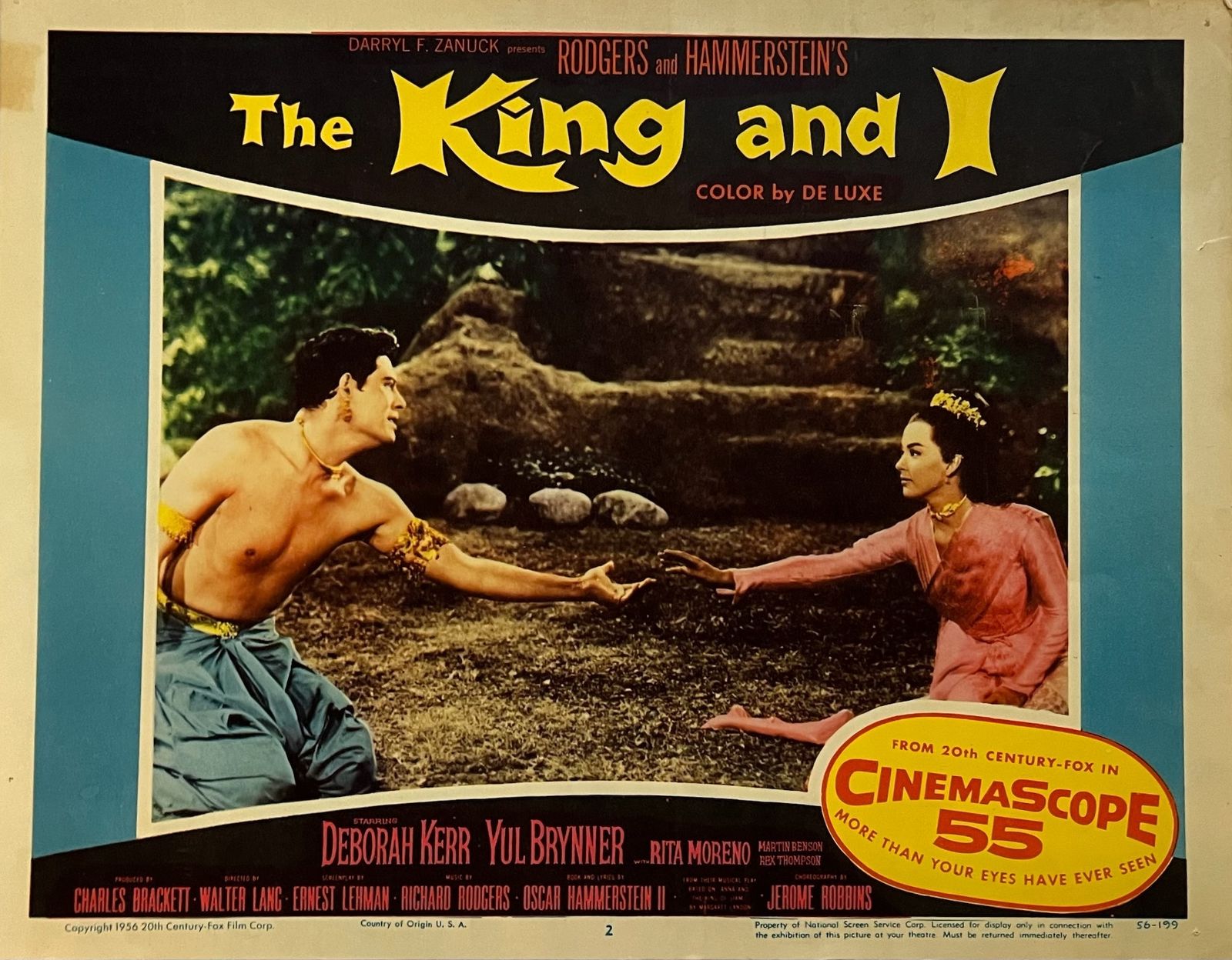 The King And I   Original 1974 Lobby Card #2