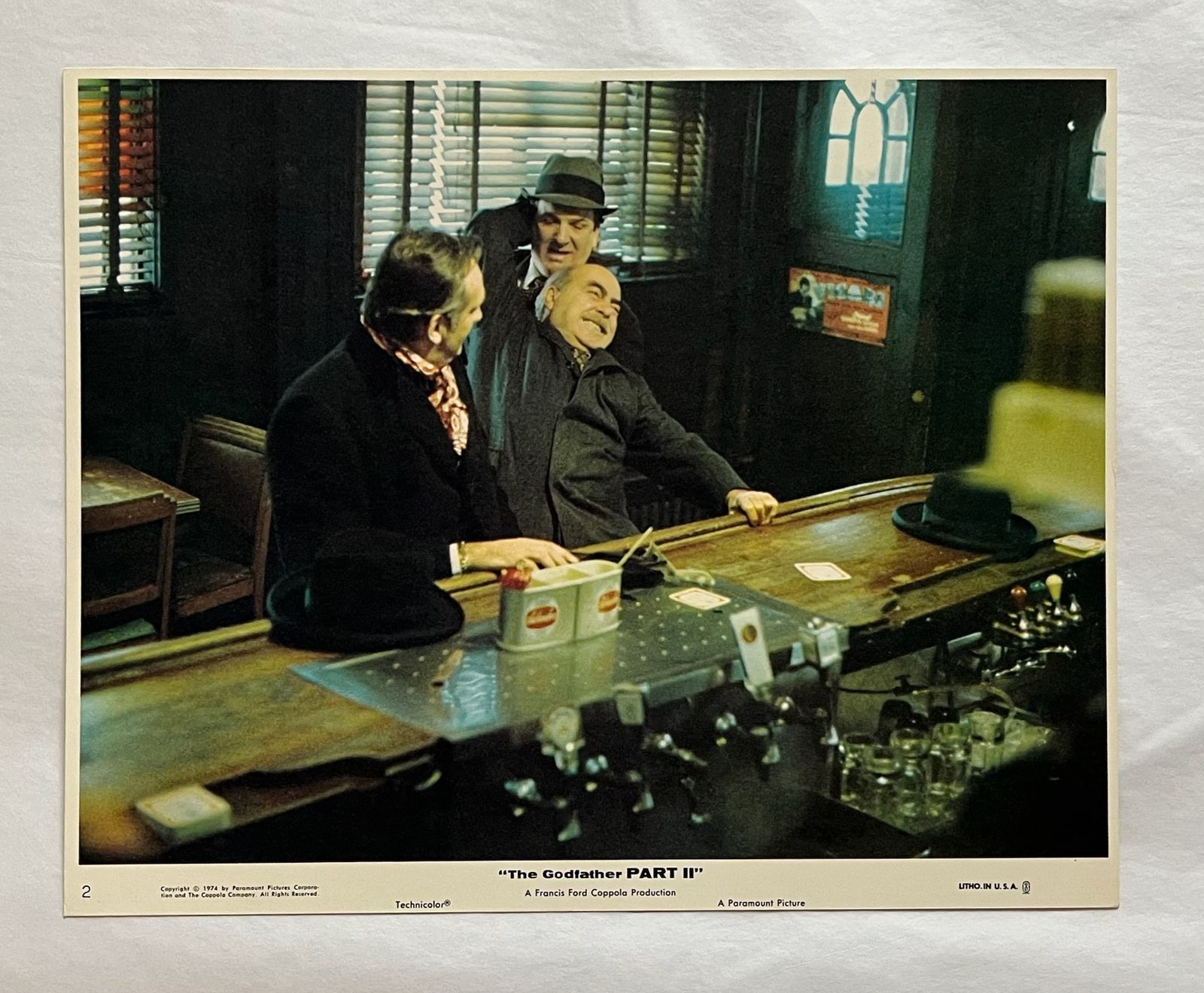 The Godfather Part II   Original 1974 Lobby Card #2 photo furniture