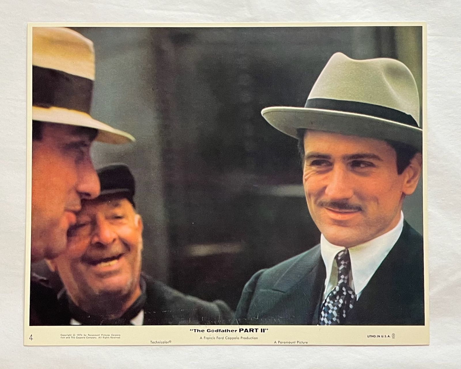 The Godfather Part II   Original 1974 Lobby Card #4 photo furniture