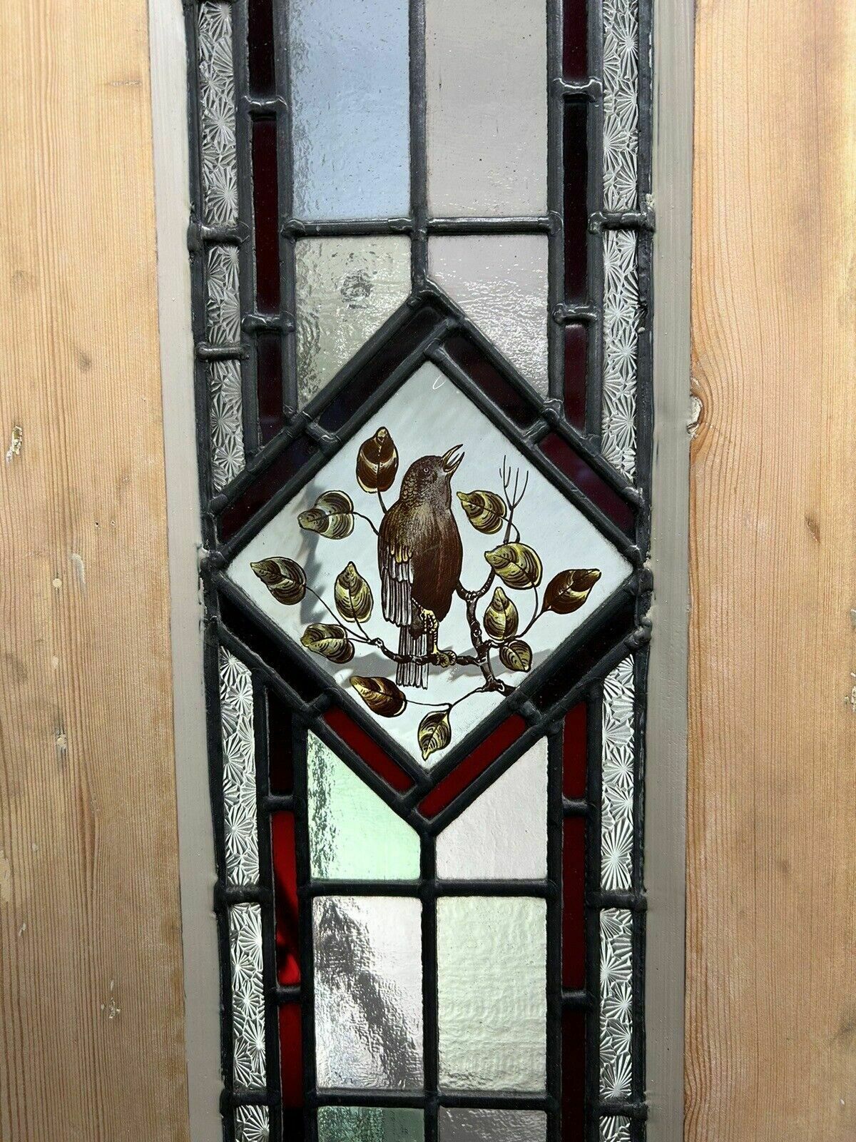photo buy Edwardian Stained Glass Doors Antique Period Reclaimed Old French Double Leaded