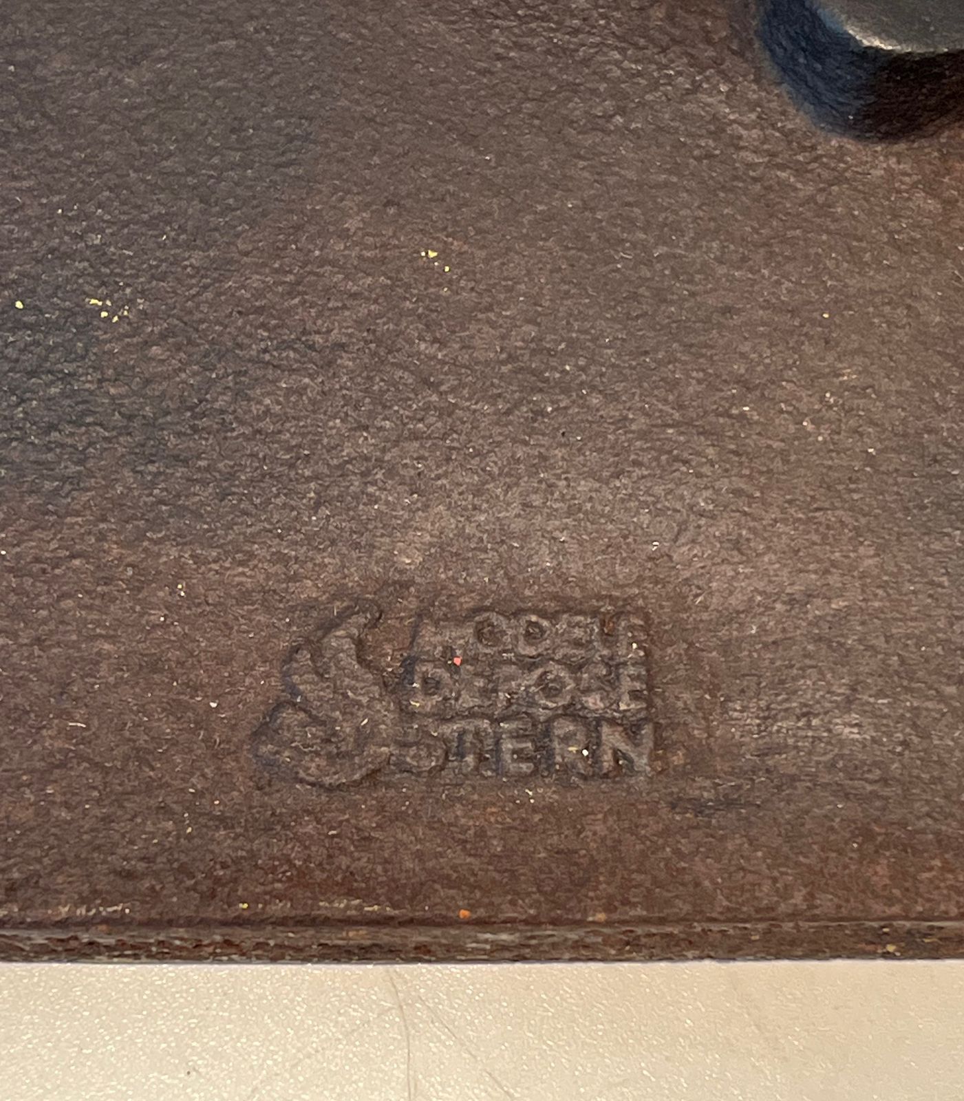 photo furniture Modernist Cast Iron Fireplace Plate. Owl Model