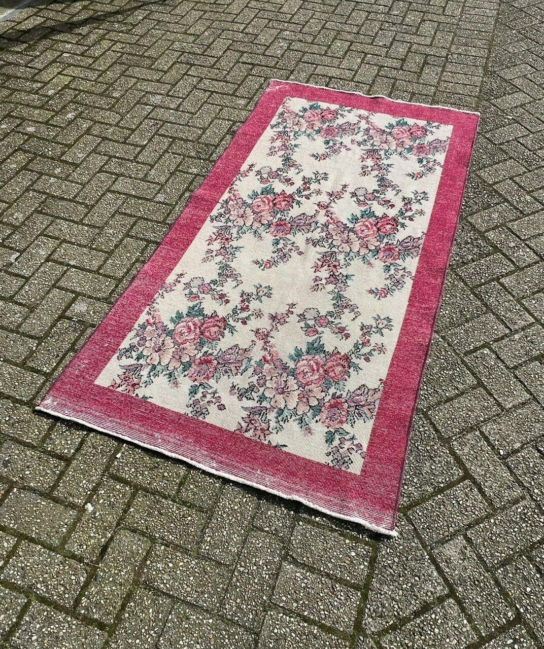 Vintage Flower Vloerkleed Vintage Flower Carpet 1960’s
