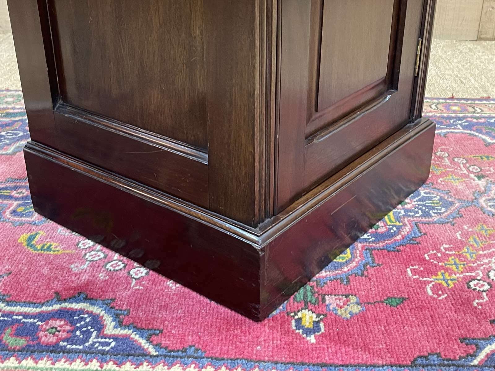 English Mahogany Bedside Table From The 1930s photo vintage